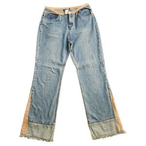 L.A. Blues Vintage 90s Women's Blue Jeans  Size 10 Riveted Hippie Y2K